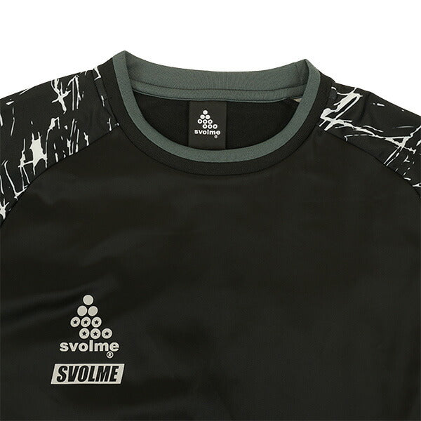 【上下セット】スボルメSVOLME起毛あったかのびのび防風TRトップパンツ上下1253-47100-47202サッカーフットサル練習着防寒メンズ