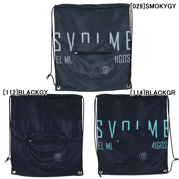 【ネコポス対応可】スボルメSVOLMEロゴジムサック1253-49629サッカーフットサルナップザックポケット付き