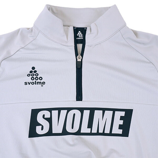 スボルメSVOLMEJr起毛あったかのびのびハーフジップ1253-50401サッカーフットサルトレーニングトップ練習着子供用