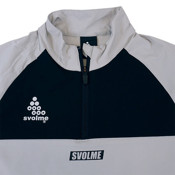 スボルメSVOLMEジュニア子供用Jrピステハーフジップトップ1253-50501サッカーフットサルトレーニングトップ練習着子供用