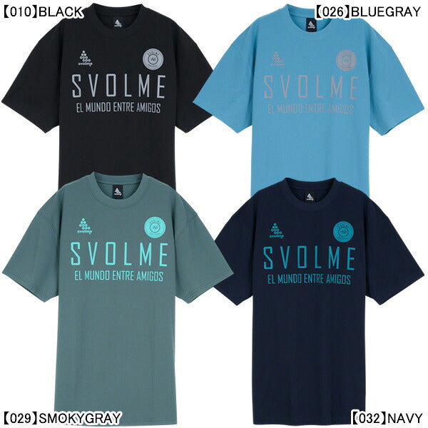【ネコポス対応可】スボルメSVOLMEFBロゴプラTSDG1253-52500サッカーフットサルプラクティスシャツ半袖練習着メンズ