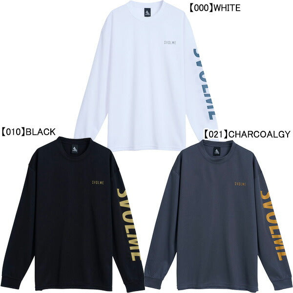 【ネコポス送料無料】スボルメSVOLMEスリーブロゴロングプラT1261-55000サッカーフットサルプラクティスシャツ長袖メンズ
