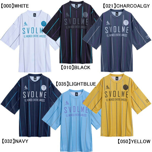 【ネコポス送料無料】スボルメSVOLMEオルタネイトストライプTRトップ1261-55200サッカーフットサルプラクティスシャツ半袖練習着メンズ
