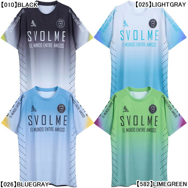 【ネコポス送料無料】スボルメSVOLME冷感TRトップ1262-60400サッカーフットサルプラクティスシャツ半袖熱中症対策メンズ