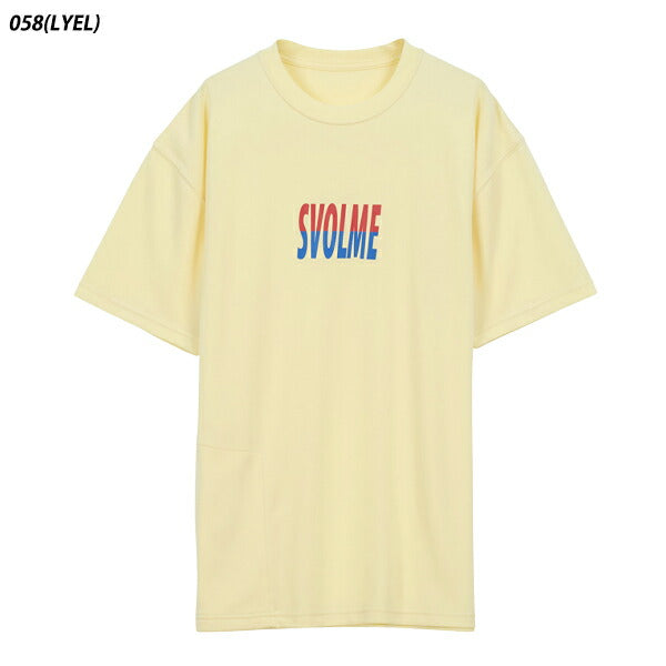 【ネコポス送料無料】スボルメsvolme冷感ツートンロゴプラTメンズ半袖シャツ1262-61800