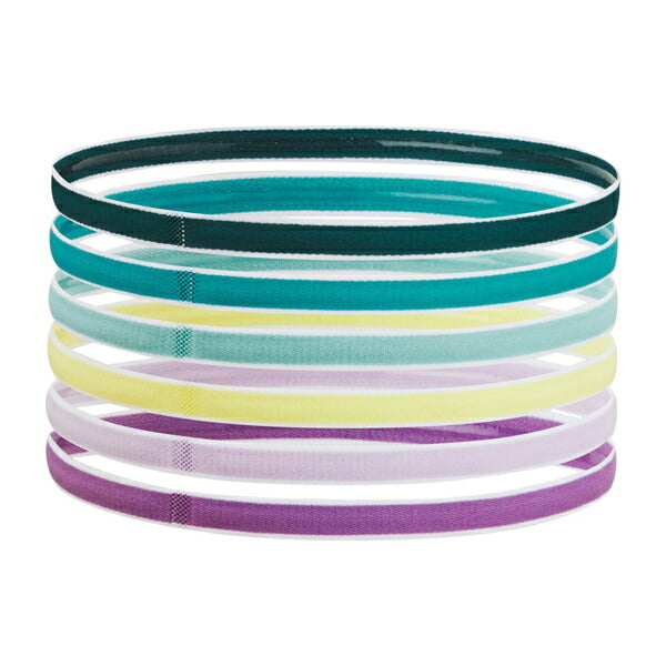 【ショップ限定エントリーでさらに+9倍】【ネコポス選択可】アンダーアーマーUNDERARMOURヘアバンドUAミニヘッドバンド6本セットトレーニングランニングジョギング1286016-449