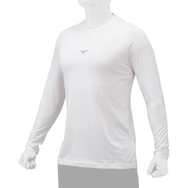 【ネコポス送料無料】野球アンダーシャツローネック長袖ミズノMIZUNO吸汗速乾ストレッチ12JAAP10