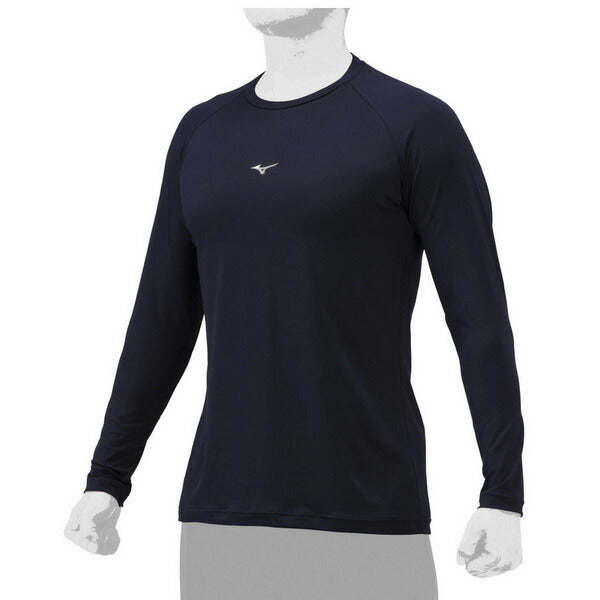 【ネコポス送料無料】野球アンダーシャツローネック長袖ミズノMIZUNO吸汗速乾ストレッチ12JAAP10