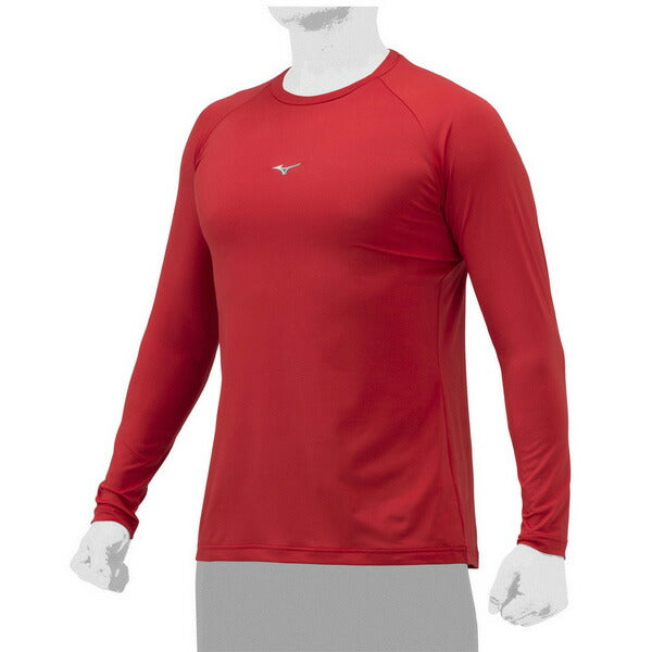 【ネコポス送料無料】野球アンダーシャツローネック長袖ミズノMIZUNO吸汗速乾ストレッチ12JAAP10