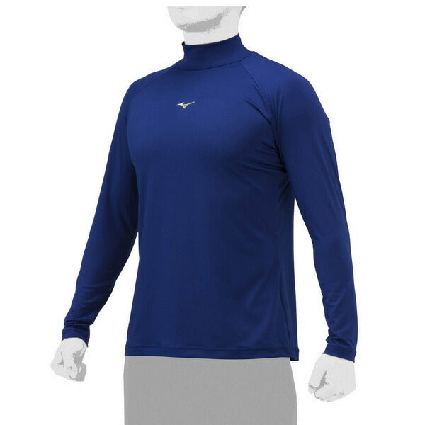 【ネコポス送料無料】野球アンダーシャツハイネック長袖ミズノMIZUNO吸汗速乾ストレッチ12JAAP11