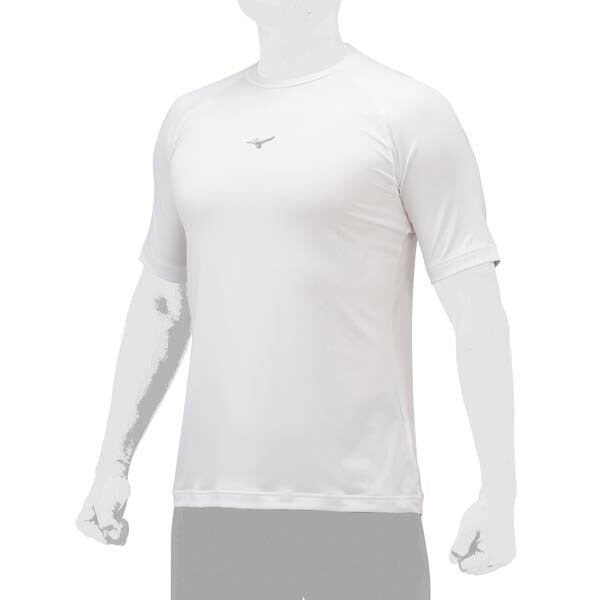 【ネコポス送料無料】野球アンダーシャツローネック半袖ミズノMIZUNO吸汗速乾ストレッチ12JAAP30