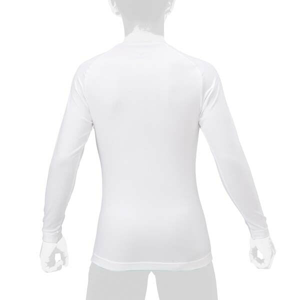 【ネコポス送料無料】野球アンダーシャツジュニアローネック長袖ミズノMIZUNO吸汗速乾ストレッチJr12JAAP50