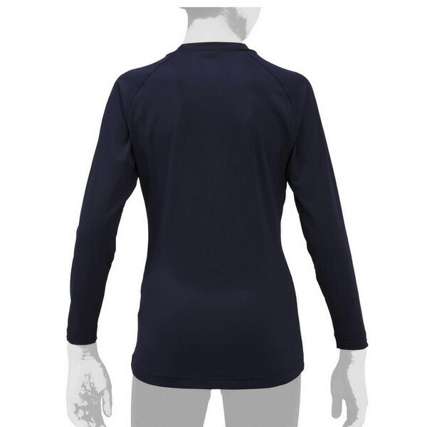 【ネコポス送料無料】野球アンダーシャツジュニアローネック長袖ミズノMIZUNO吸汗速乾ストレッチJr12JAAP50