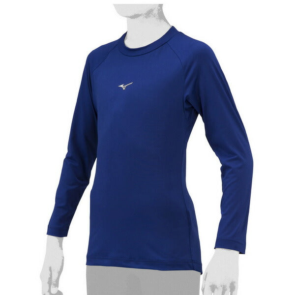 【ネコポス送料無料】野球アンダーシャツジュニアローネック長袖ミズノMIZUNO吸汗速乾ストレッチJr12JAAP50