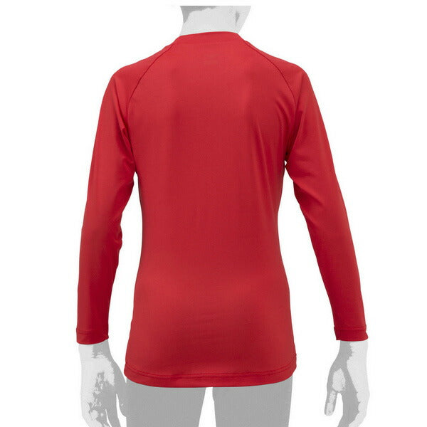 【ネコポス送料無料】野球アンダーシャツジュニアローネック長袖ミズノMIZUNO吸汗速乾ストレッチJr12JAAP50