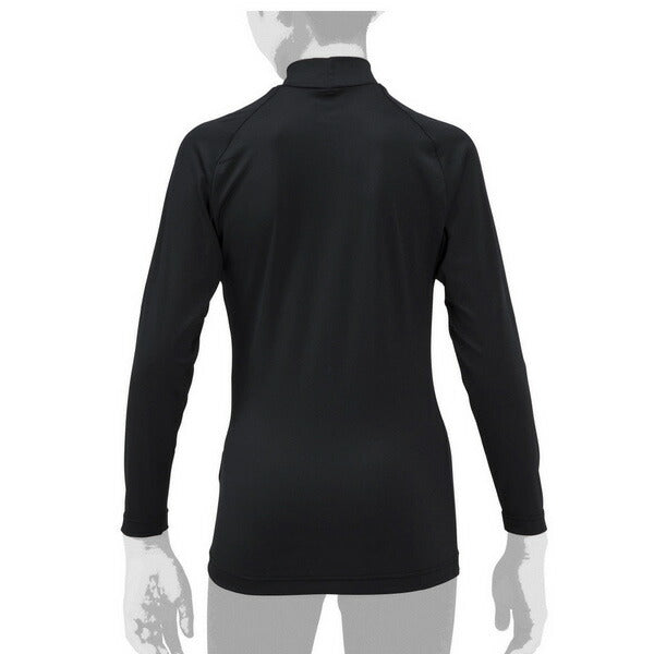 【ネコポス送料無料】野球アンダーシャツジュニアハイネック長袖ミズノMIZUNO吸汗速乾ストレッチJr12JAAP51