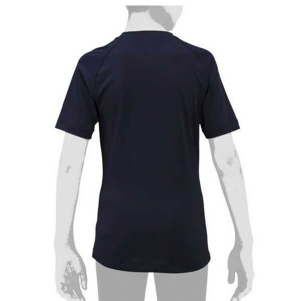 【ネコポス送料無料】野球アンダーシャツジュニアローネック半袖ミズノMIZUNO吸汗速乾ストレッチJr12JAAP52