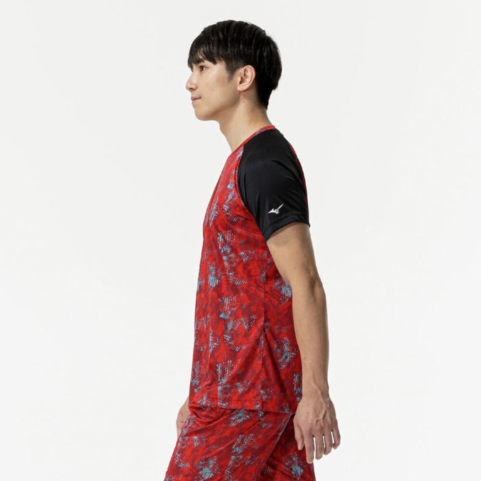 【ネコポス送料無料】ミズノ野球メンズレディースグラフィックTシャツベースボールシャツ半袖丸首練習12JACT5762