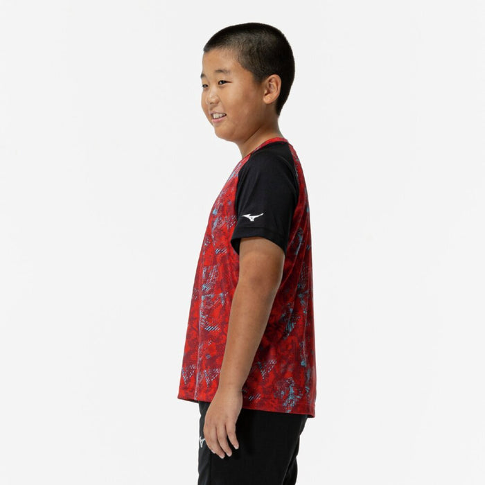 【ネコポス送料無料】ミズノ野球ジュニアグラフィックTシャツベースボールシャツ半袖丸首練習12JACT6762