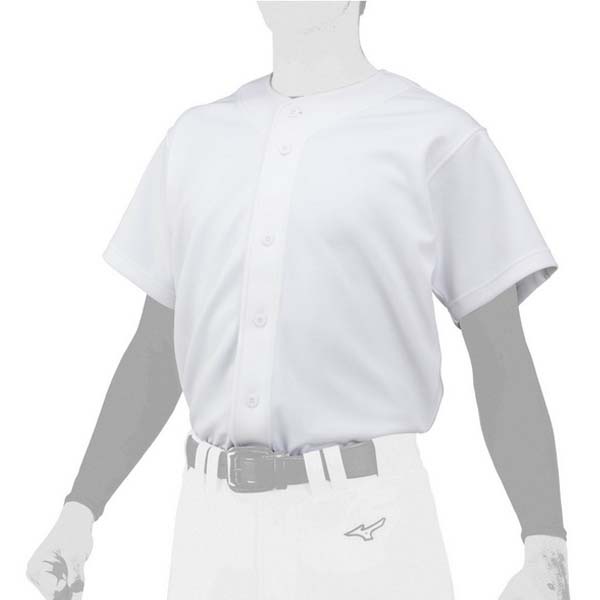 ネーム加工ミズノMIZUNOGACHIユニフォームシャツ12JC9F60-01大人練習用ユニフォーム練習用防汚性ホワイト白12JC9F60-01
