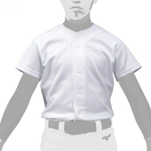 【ショップ限定エントリーでさらに+9倍】ミズノMIZUNOGACHIユニフォームシャツジュニア12JC9F80-01ジュニア練習用ユニフォーム練習用防汚性ホワイト白12JC9F8001