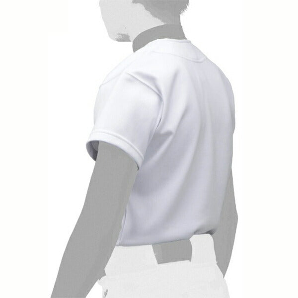 【ショップ限定エントリーでさらに+9倍】ミズノMIZUNOGACHIユニフォームシャツジュニア12JC9F80-01ジュニア練習用ユニフォーム練習用防汚性ホワイト白12JC9F8001