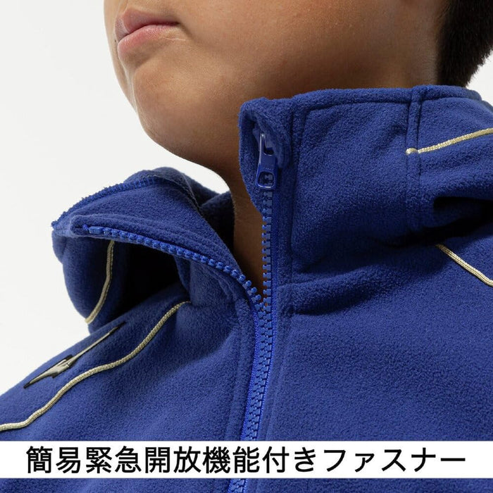 ミズノジュニア野球フリースパーカーソフトボールグローバルエリート冬練習暖かい重ね着12JEDK40