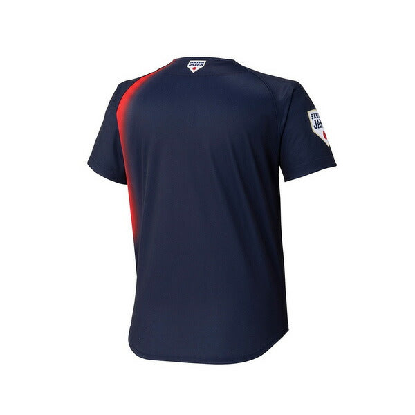 【ショップ限定エントリーでさらに+9倍】ミズノMIZUNO野球ジュニアその他ウェア24SJ侍ジャパンプリントユニフォーム無地ホームビジター12JRMJ77