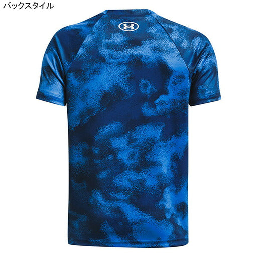 【ネコポス送料無料】アンダーアーマーUNDERARMOURジュニアUAテックショートスリーブTシャツビッグロゴ1363278サッカーフットサルプラシャツ子供用