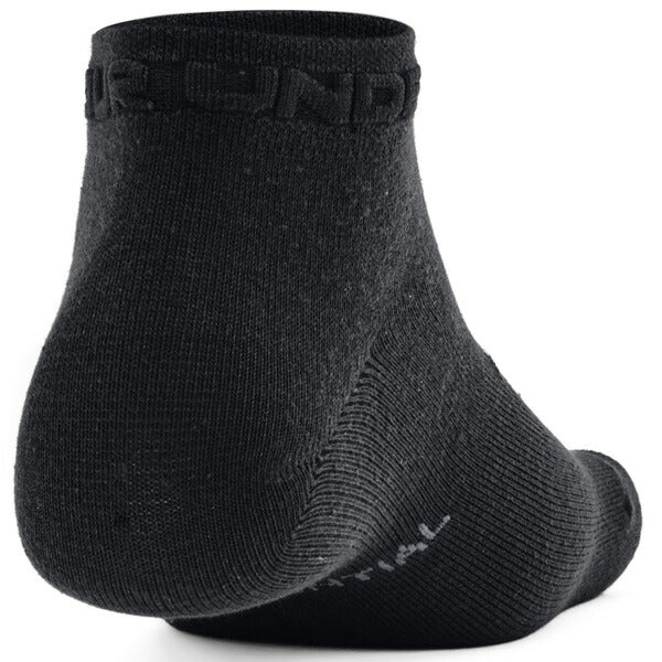 【ショップ限定エントリーでさらに+9倍】UNDERARMOURUAエッセンシャルローカットソックス1365745抗菌防臭3足セット3P