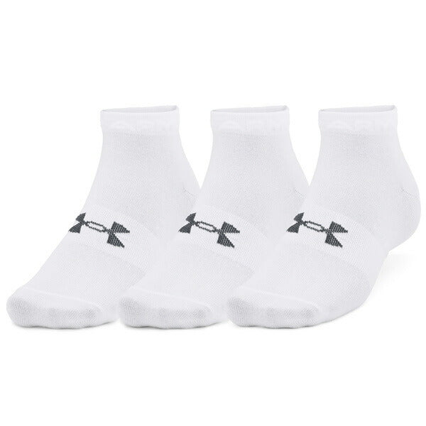 【ショップ限定エントリーでさらに+9倍】UNDERARMOURUAエッセンシャルローカットソックス1365745抗菌防臭3足セット3P