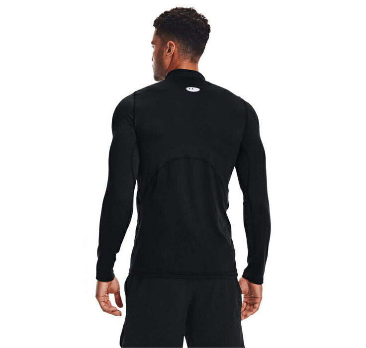 【ショップ限定エントリーでさらに+9倍】【ネコポス送料無料】野球アンダーシャツ長袖UNDERARMOURアンダーアーマーメンズUAコールドギアアーマーフィッティドモックネックシャツ1366066