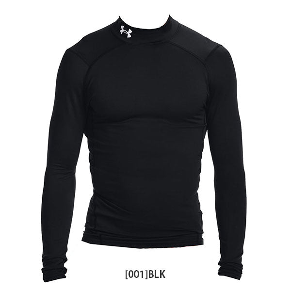 【ネコポス送料無料】アンダーアーマーコールドギアコンプレッションロングスリーブモックネックシャツ1366072サッカーフットサルインナーメンズ