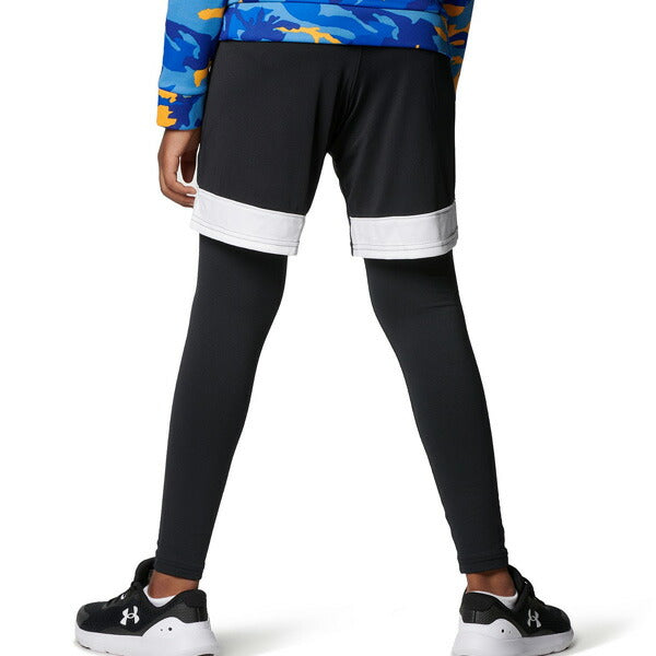 【ショップ限定エントリーでさらに+9倍】【ネコポス送料無料】アンダーアーマーUNDERARMOURジュニアサッカースパッツロングJRコールドギアアーマーレギンススパッツ1366374防寒防風