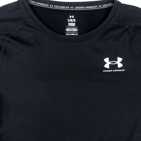 【ネコポス送料無料】アンダーアーマーUAコールドギアアーマークルーネックシャツ1375528サッカーフットサルミニ裏毛インナーシャツ長袖メンズ