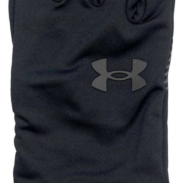 【ネコポス送料無料】アンダーアーマーUAストームライナーグローブ1377508-002サッカーフットサル手袋フィールドグローブブラック