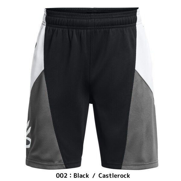 【ショップ限定エントリーでさらに+9倍】アンダーアーマーUNDERARMOURジュニアバスケットボールパンツカリースプラッシュショーツ1380334ハーフパンツバスパンキッズ
