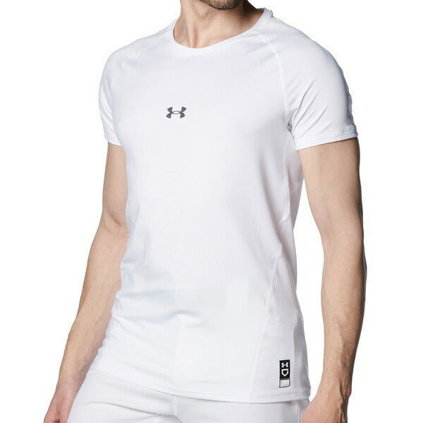 【ショップ限定エントリーでさらに+9倍】【ネコポス送料無料】アンダーアーマー野球UAヒートギアコンフォートフィッティドショートスリーブクルーネック半袖インナーアンダーシャツ1384732