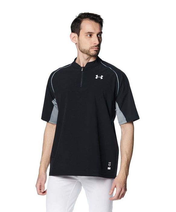 UNDERARMOURアンダーアーマーメンズUAヤードケージトップスジャケット半袖1384742-001