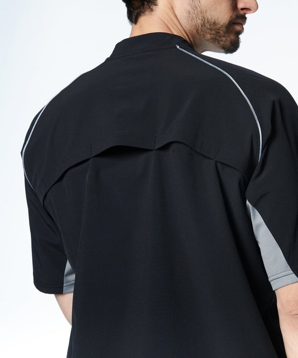 UNDERARMOURアンダーアーマーメンズUAヤードケージトップスジャケット半袖1384742-001