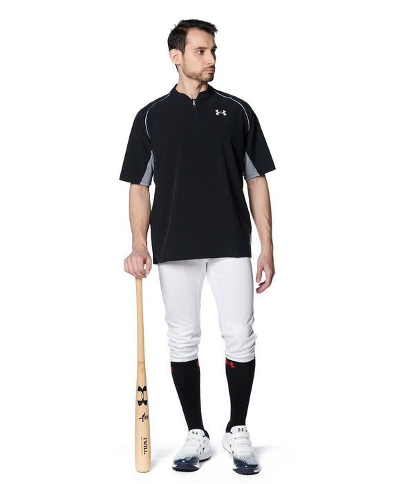 UNDERARMOURアンダーアーマーメンズUAヤードケージトップスジャケット半袖1384742-001