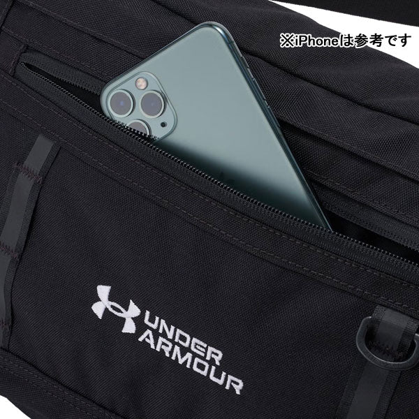 【送料無料】アンダーアーマーUNDERARMOURUAラージボディバッグ1384757サッカーフットサルスポーツ観戦撥水加工