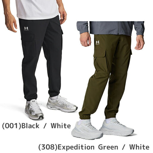 【ショップ限定エントリーでさらに+9倍】UNDERARMOURアンダーアーマーメンズUAバイブウーブンカーゴパンツロングパンツライフスタイル1386558