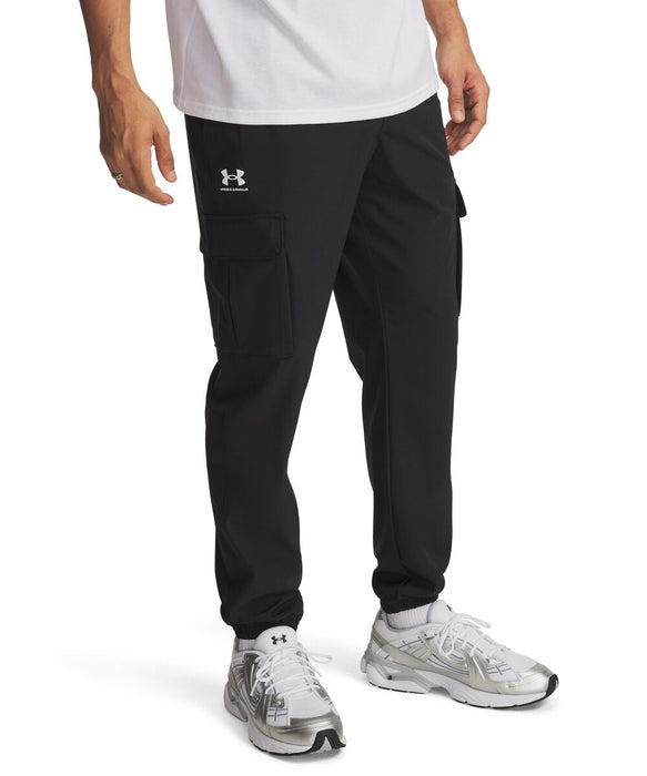 【ショップ限定エントリーでさらに+9倍】UNDERARMOURアンダーアーマーメンズUAバイブウーブンカーゴパンツロングパンツライフスタイル1386558