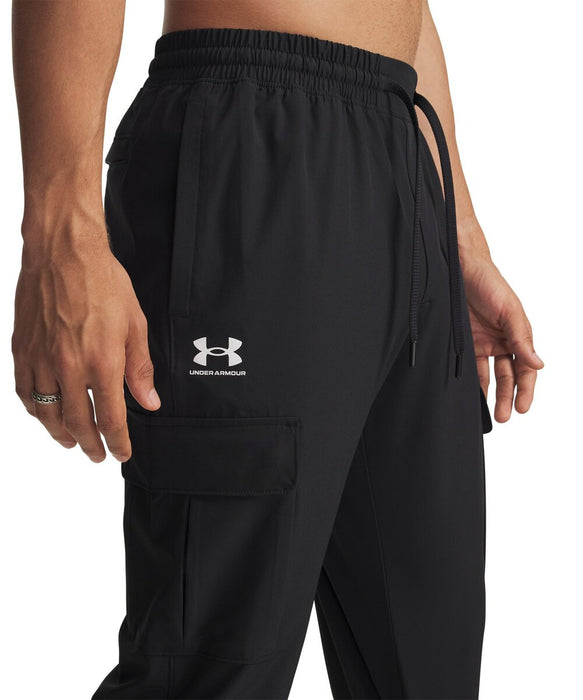 【ショップ限定エントリーでさらに+9倍】UNDERARMOURアンダーアーマーメンズUAバイブウーブンカーゴパンツロングパンツライフスタイル1386558