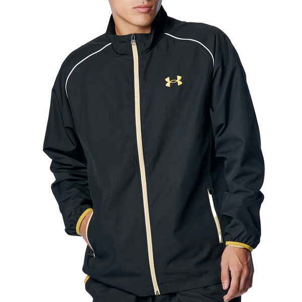 【ショップ限定エントリーでさらに+9倍】アンダーアーマーUNDERARMOURメンズブレーカーシャツSPアンディナイアブルフルジップウーブンジャケット裏メッシュ1388140ベースボールアウター