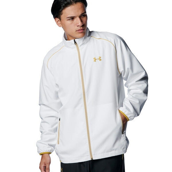 【ショップ限定エントリーでさらに+9倍】アンダーアーマーUNDERARMOURメンズブレーカーシャツSPアンディナイアブルフルジップウーブンジャケット裏メッシュ1388140ベースボールアウター