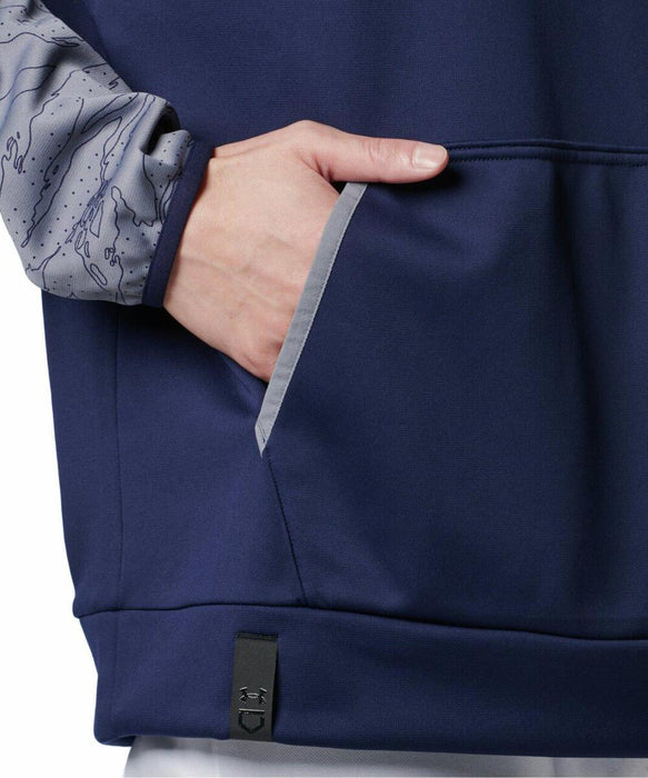 アンダーアーマーUNDERARMOURUAヤードアーマーフリースフーディー長袖野球メンズ1388401