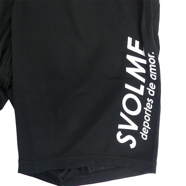 【ショップ限定エントリーでさらに+9倍】スボルメSVOLMEジュニアチームJrモビライトクルートップショーツ上下セット18-02301-02702サッカーフットサルトレーニングウェアブラック子供用