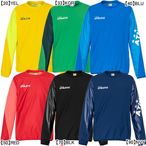 【ショップ限定エントリーでさらに+9倍】アスレタATHLETA定番チーム対応ピステシャツ18012サッカーフットサルトレーニングトップ練習着メンズ